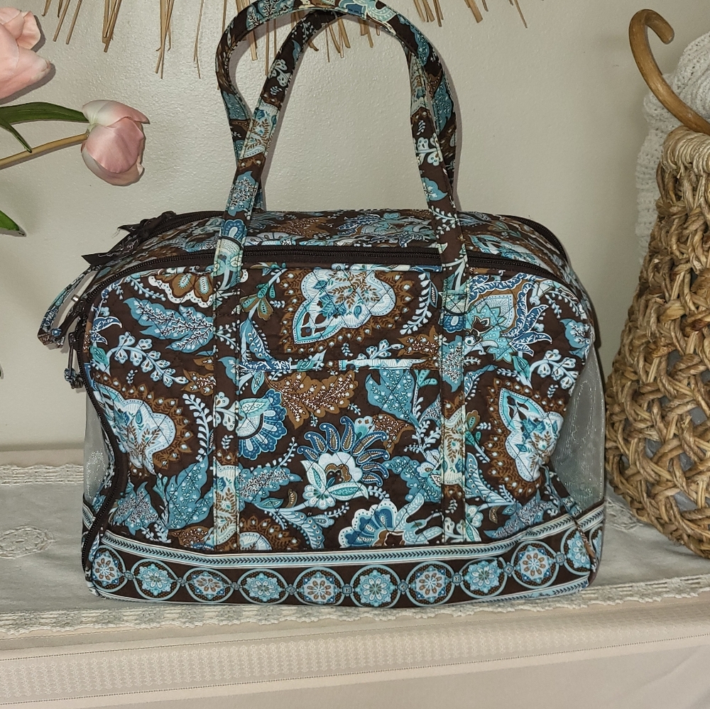 Vera Bradley Quilted soft Pet Carrier Java Blue